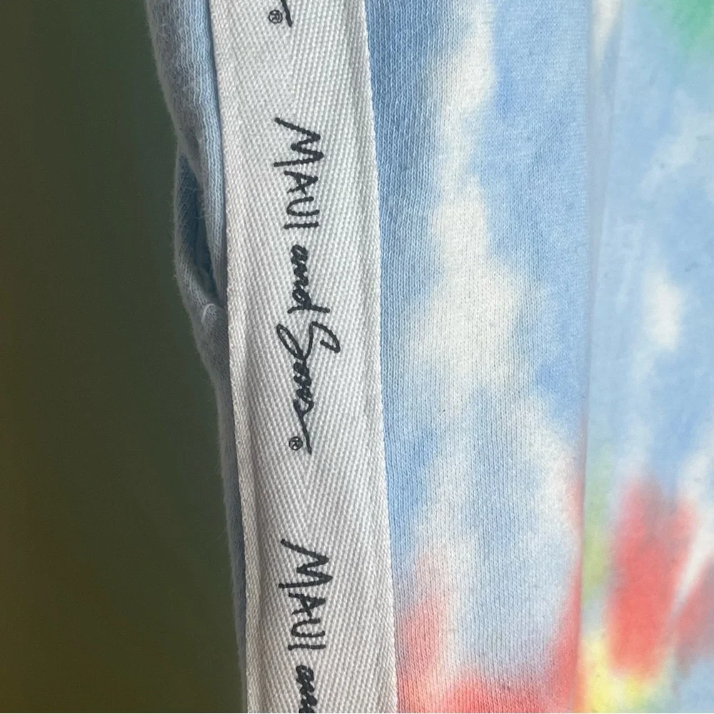 Maui And Sons Tie Dye Sweat Shorts Sz M